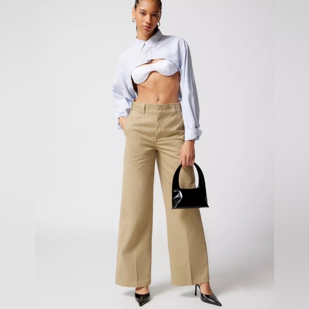 Dickies Women's Regular Fit Wide Leg Work Pants